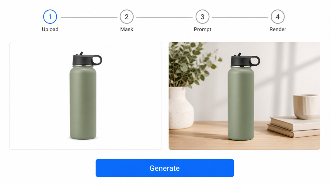 how AI product photography works